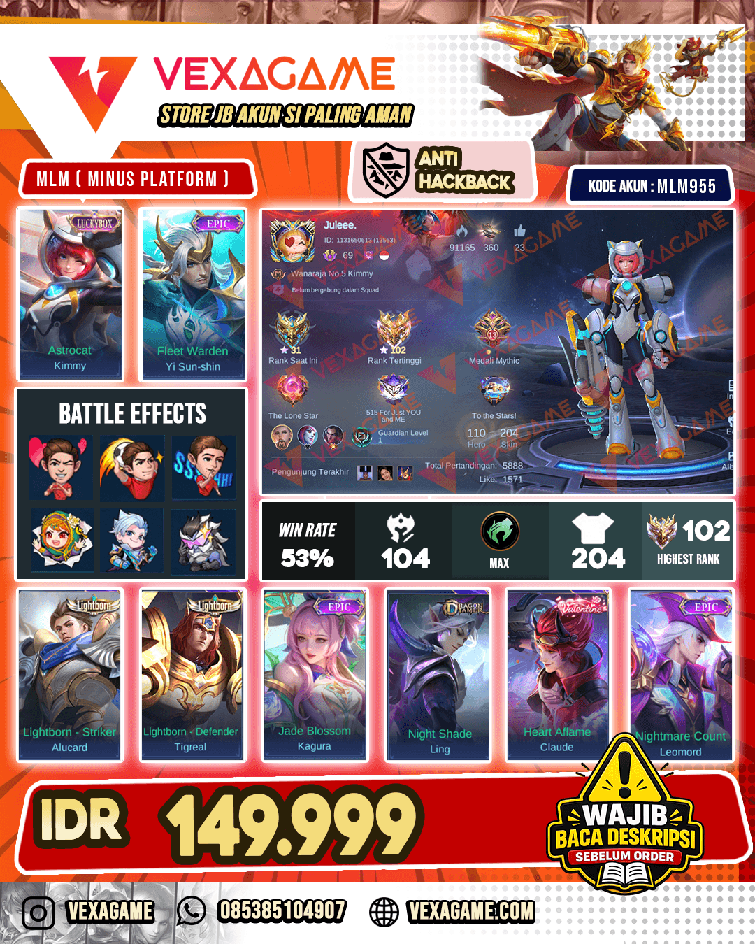 Kimmy Luckybox | Yss Epic | Ex Imortal