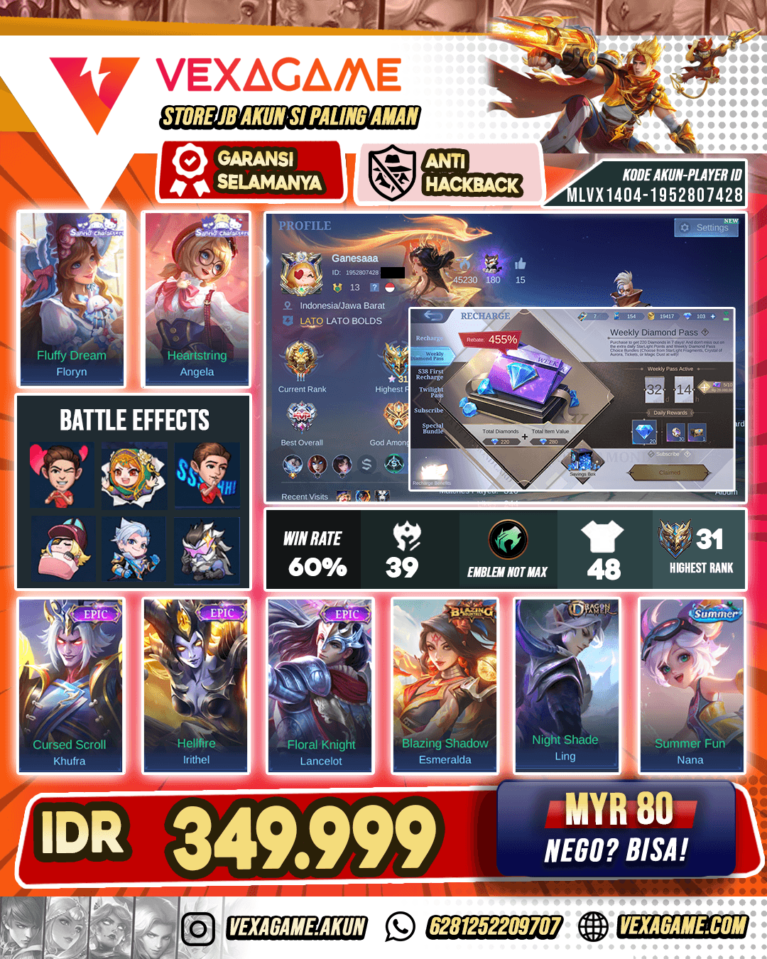 Angela Sanrio | Kufra Epic | WDP 33 Hari (HB tapi udah balik)