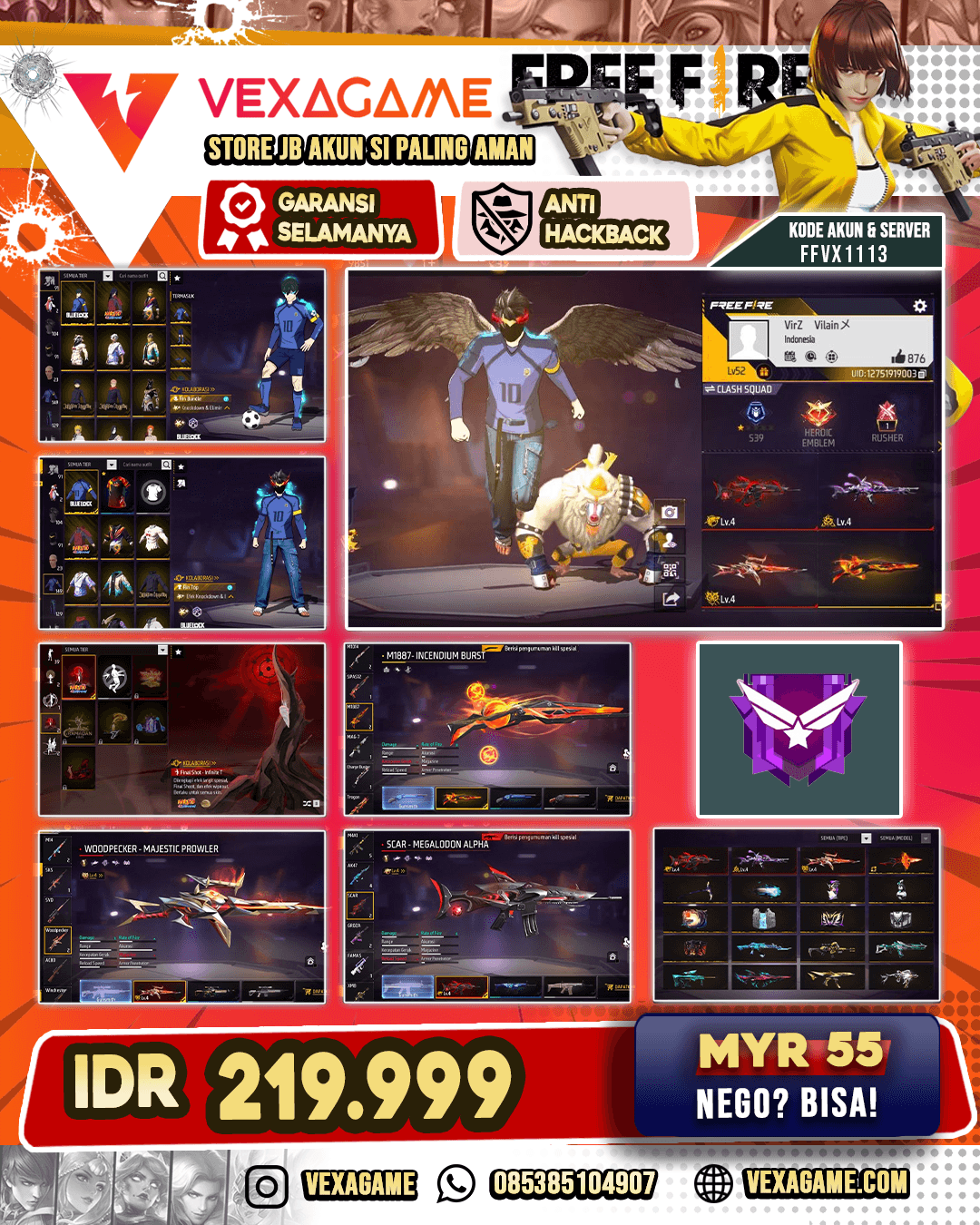 Bundle Blue Lock ON | 2 Bundle JJK | Void ON | EVO 4 | SG Incidium Burst
