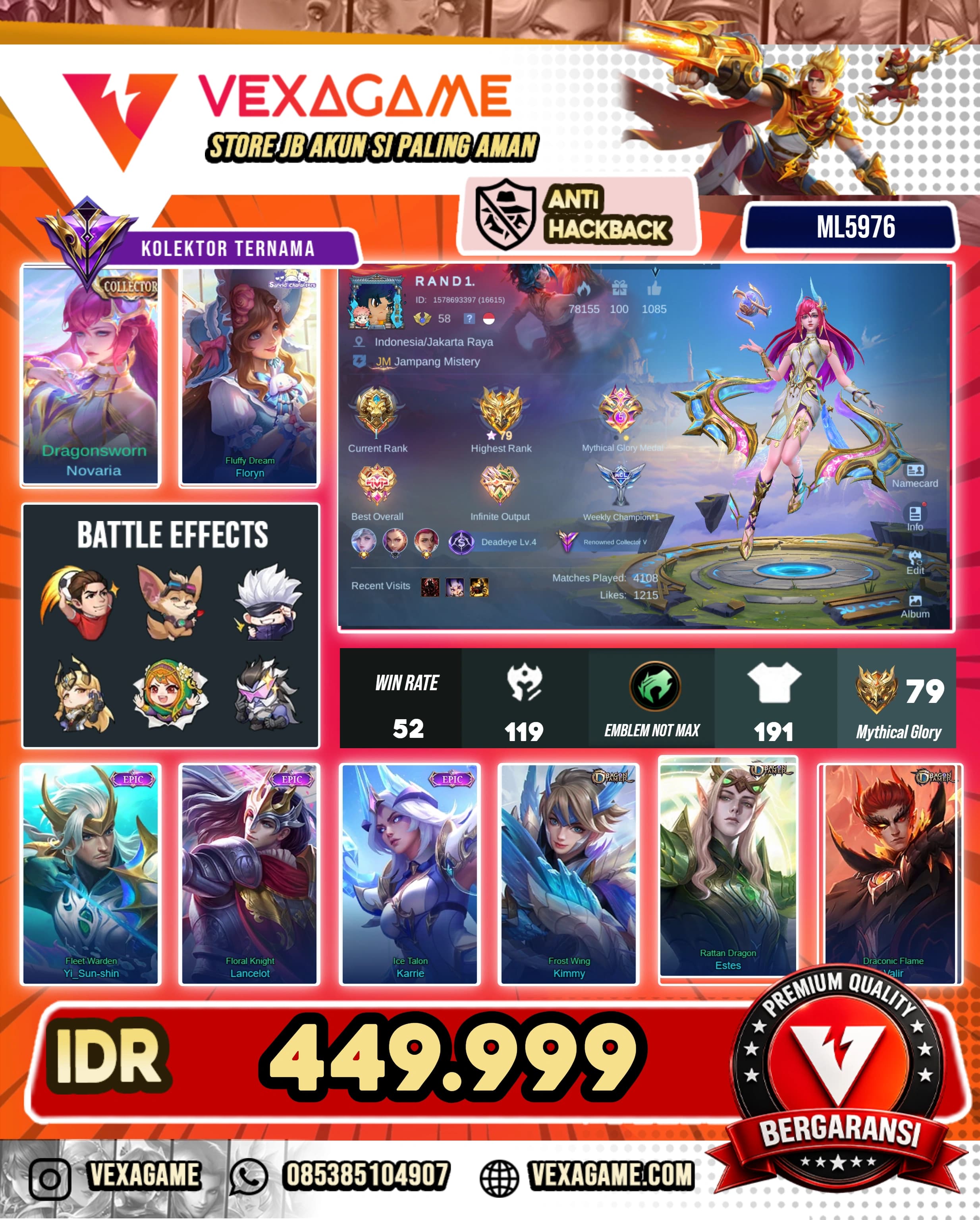 Novaria Collector | Floryn Sanrio | Recal TLPH