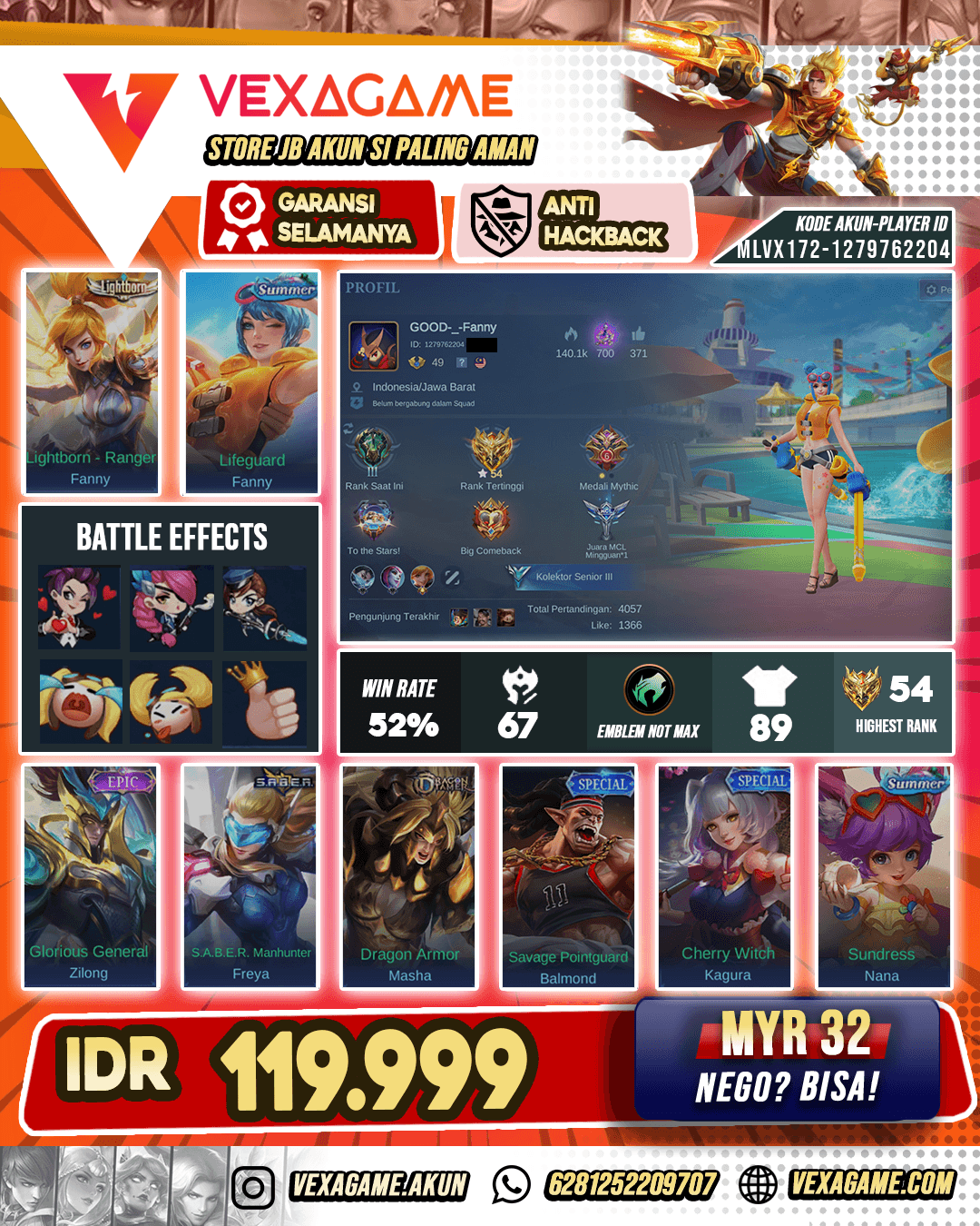 Fanny Summer Murah