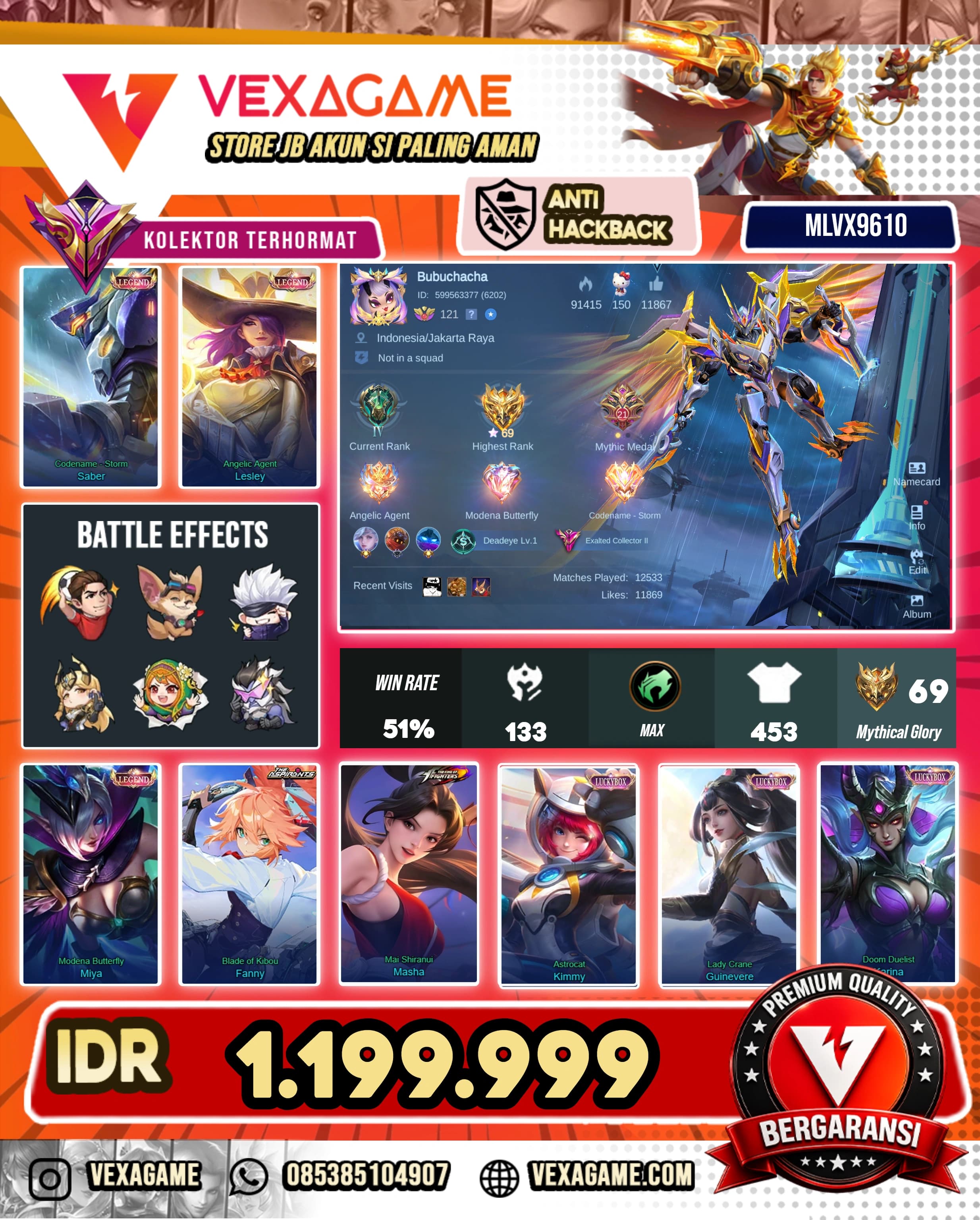 Fanny Aspirants | Masha Kof | 3 Legend | 4 Luckybox | Lesley Annualstar | Vale Annualstar