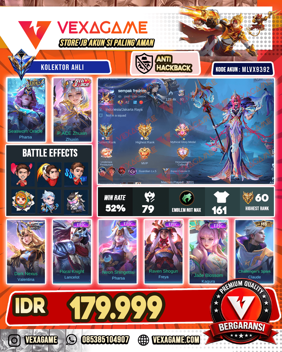 Pharsa Tides | Zhuxin P Ace