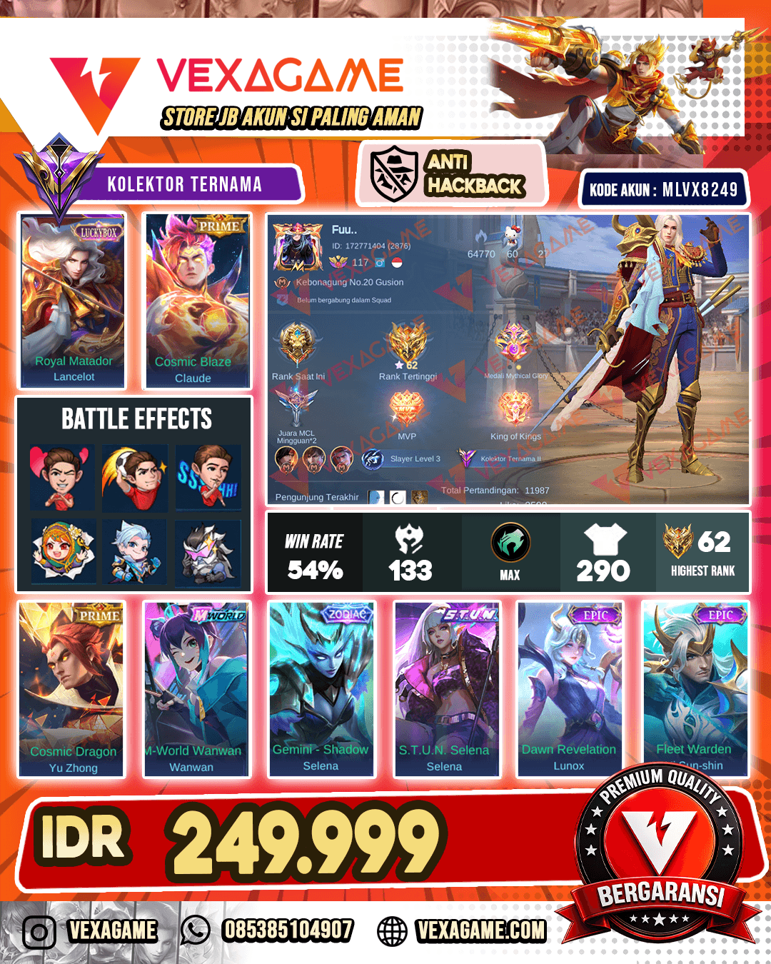 Lancelot Luckybox | Claude Prime