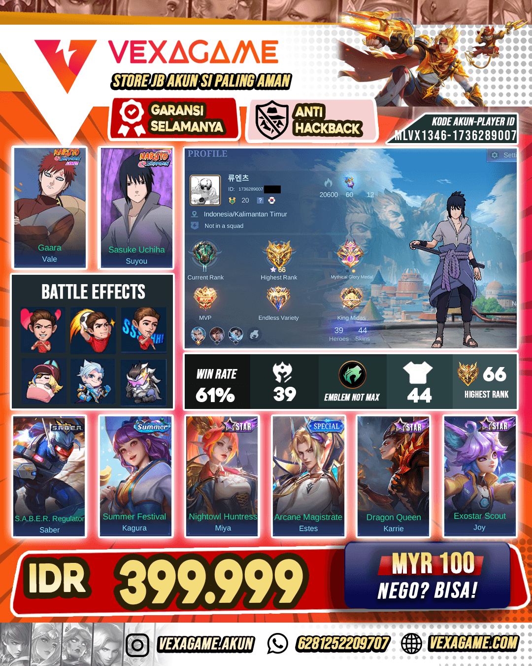 Suyou Sasuke Polosan Ex Glory