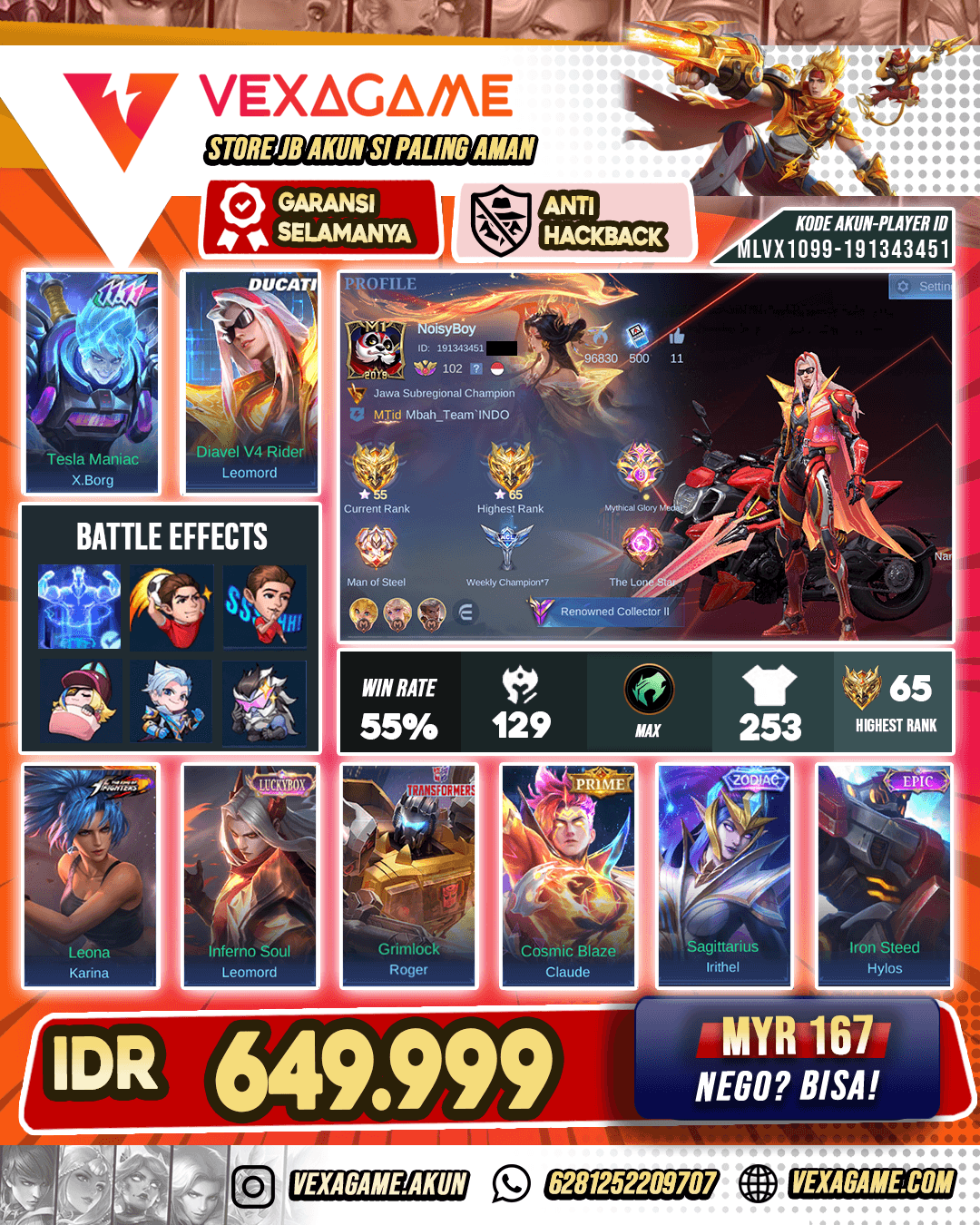 Leomord Ducati X X-Borg 11.11 Recall TLPH