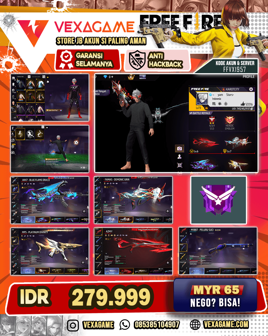 EVO 4 MAX 1 | Sg Trio Biru | Bundle Void | Vault OTW 300