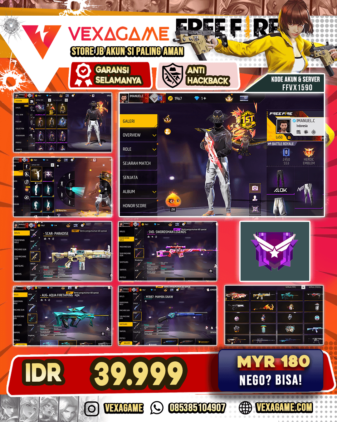 Akun FF Murah