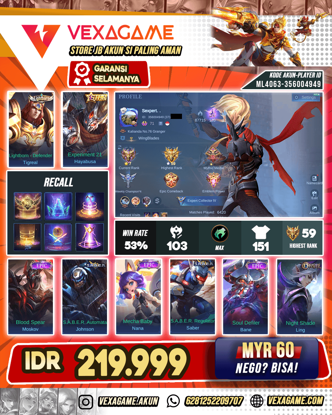 Hayabusa Starlight Kuning Murah