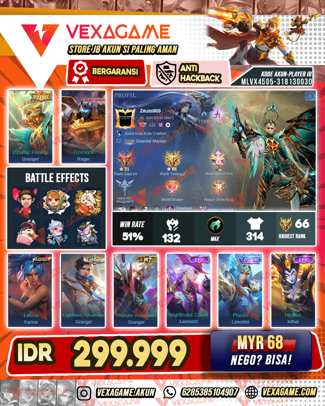 Granger Prime | Emblem MAX & Hero MAX