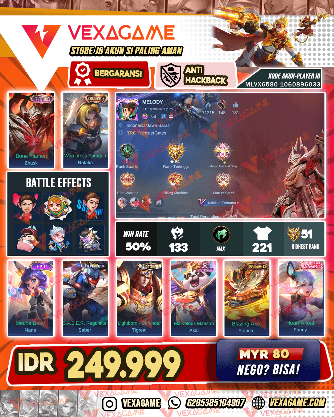 Zhask Luckybox | Emblem & Hero Max