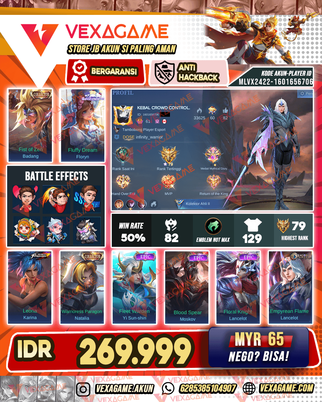 Badang Collector X Floryn Sanrio | Ex Glory