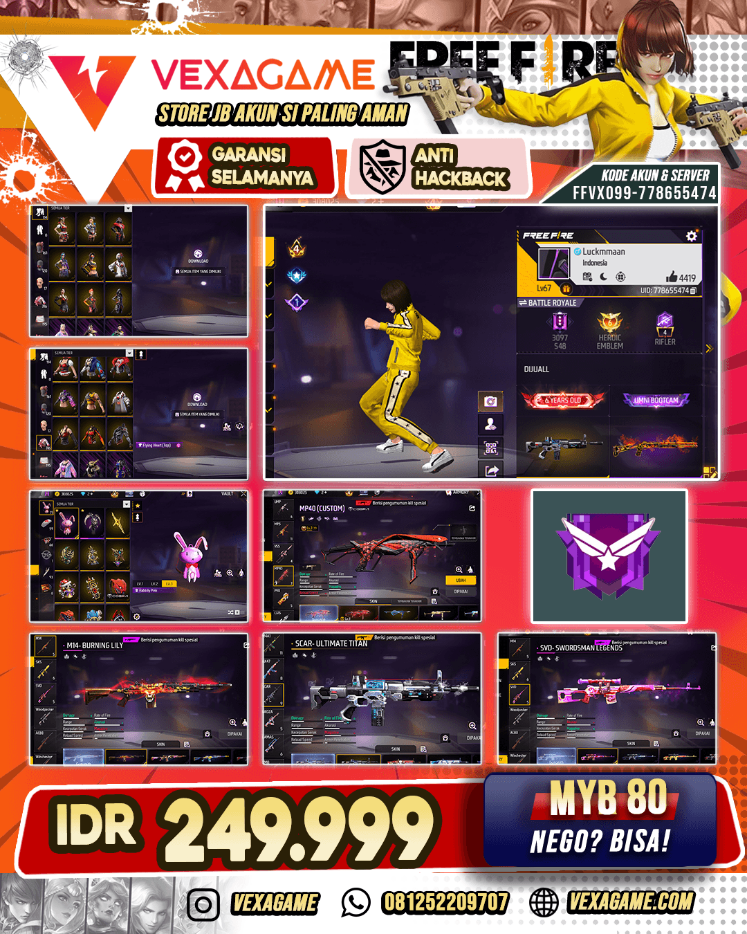 Vaulit 316 | Akun OLD 6th