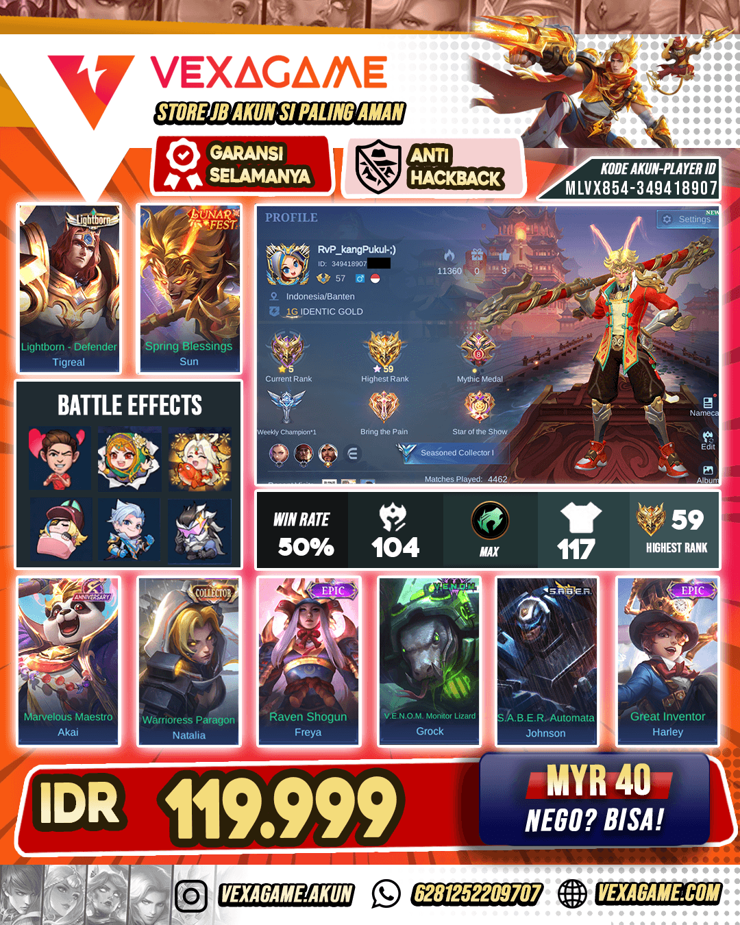 Sun Lunar Murah
