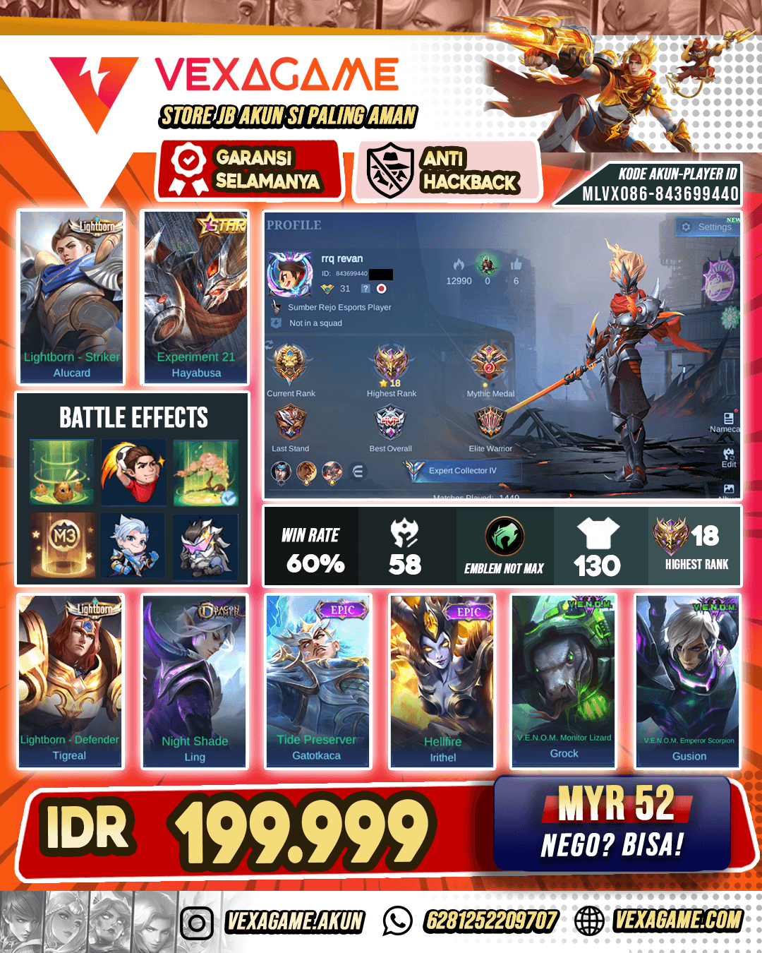 Hayabusa Annual Starlight Murah