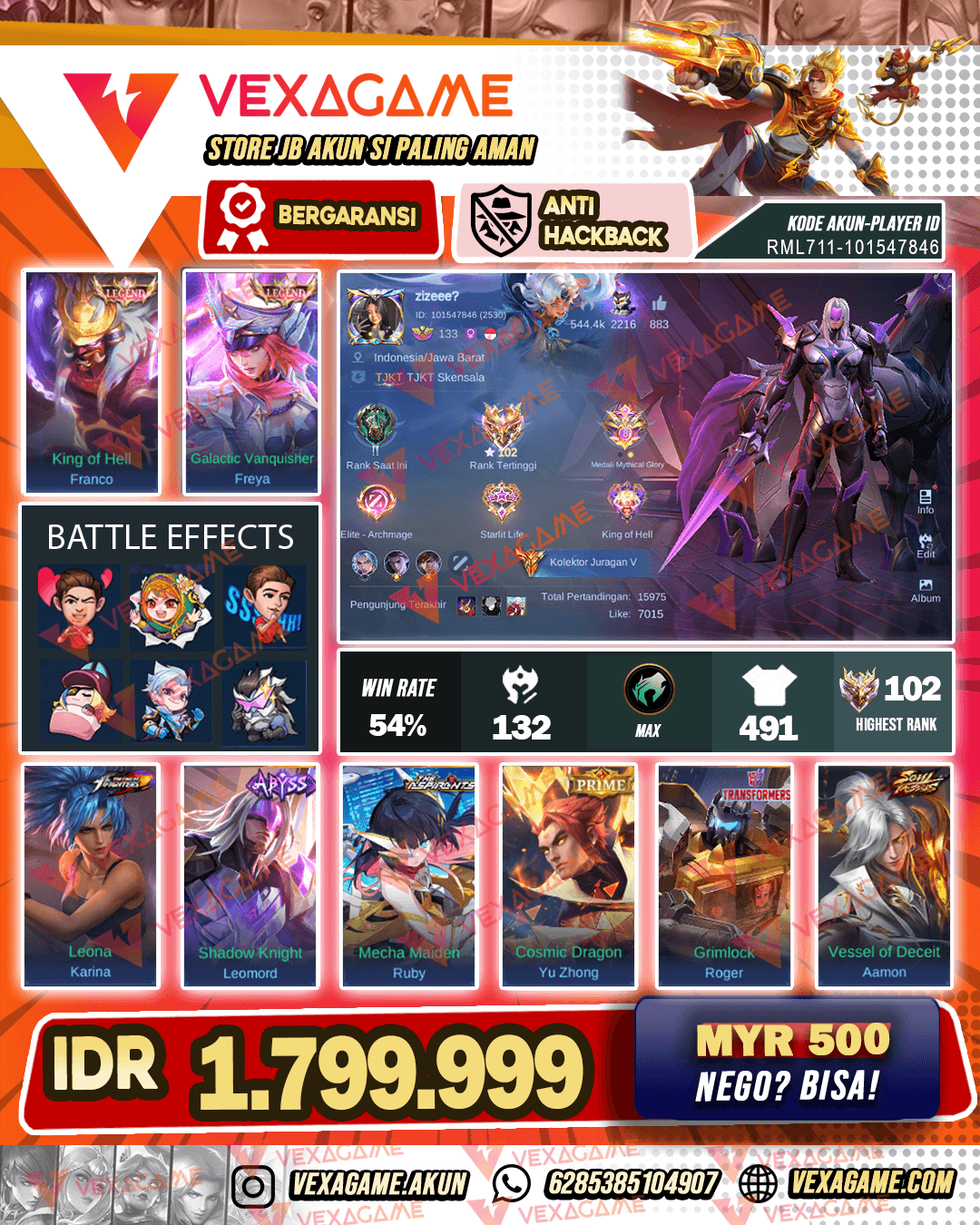 2 Legend | Yin AOT | Xavier JJK | Aamon Soul Vessel | Leomord Abyss