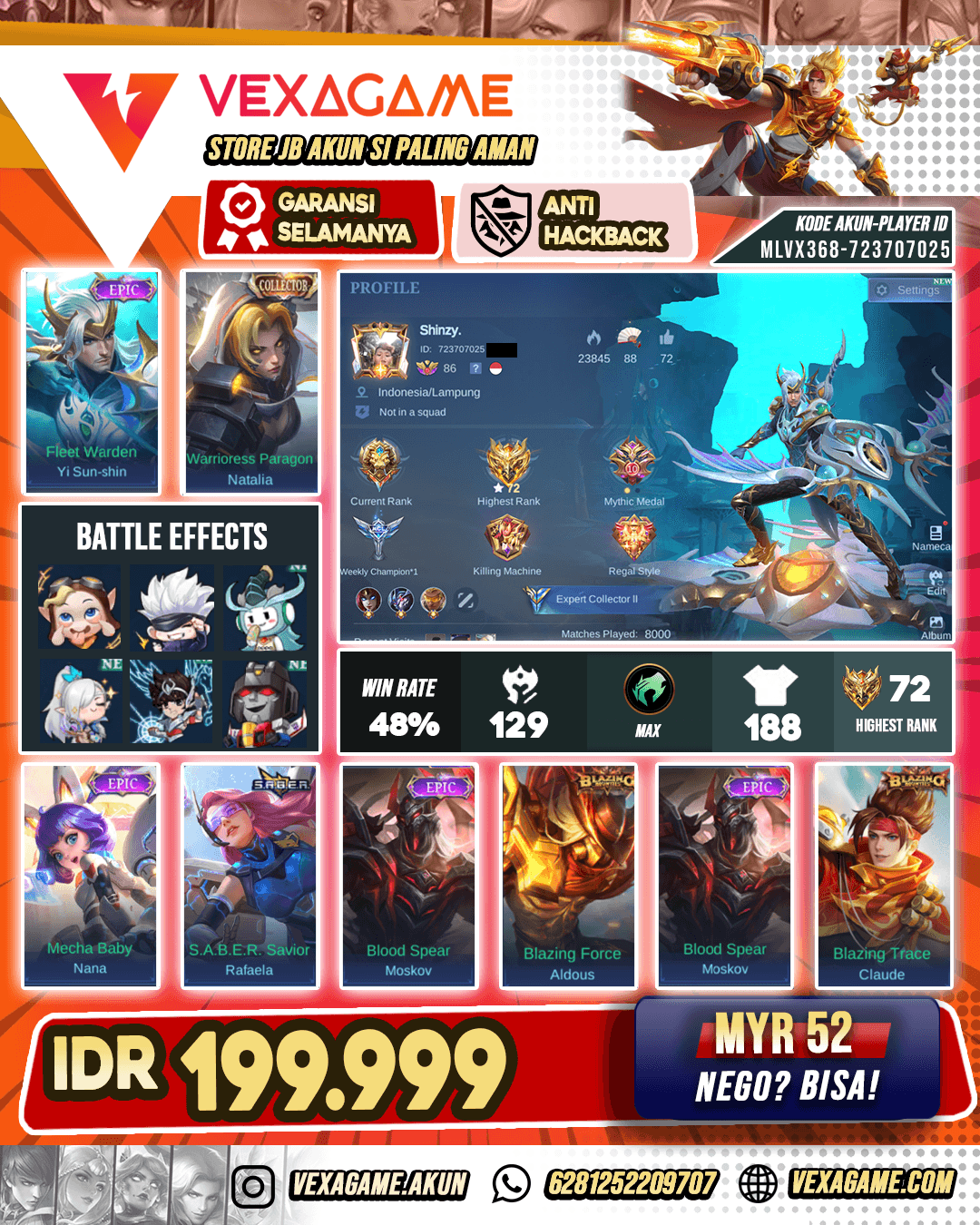 Yi Shun Shin Epic Murah