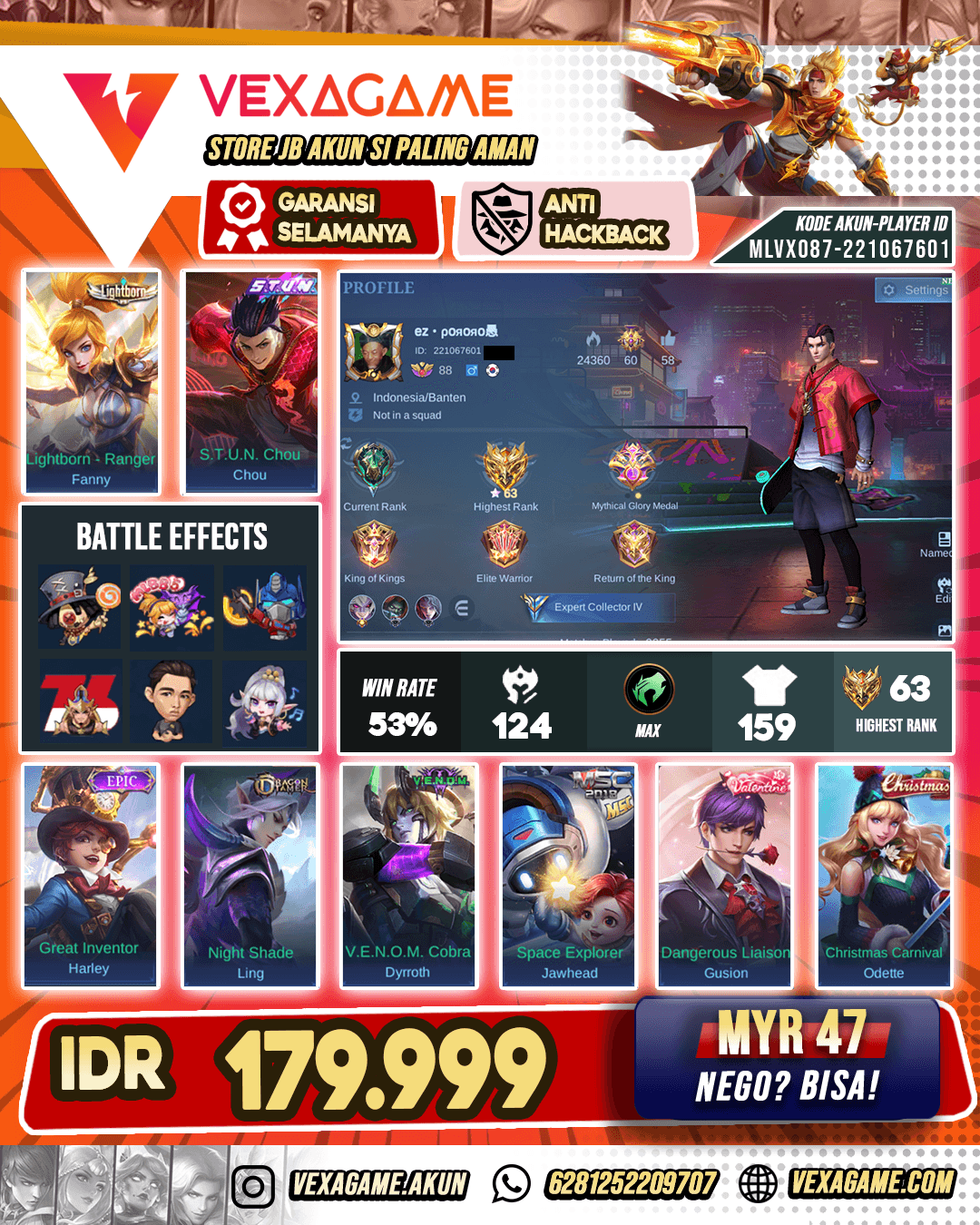 Chou Stun Polosan Murah