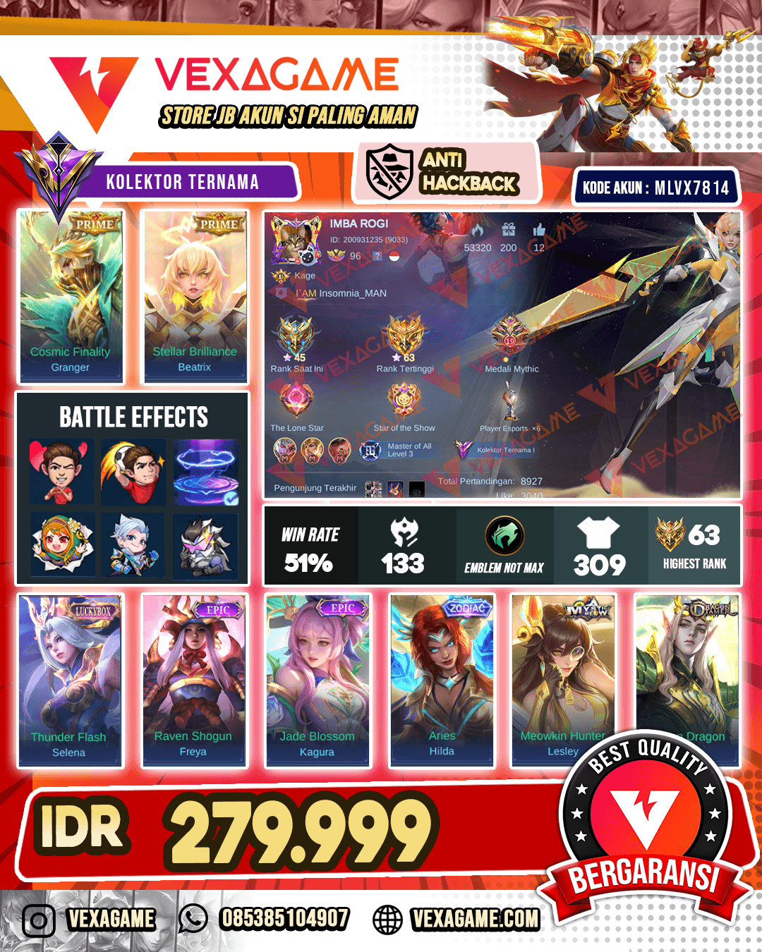 Beatrix Prime X Granger Prime | Selena Luckybox | Recall Tas Tas