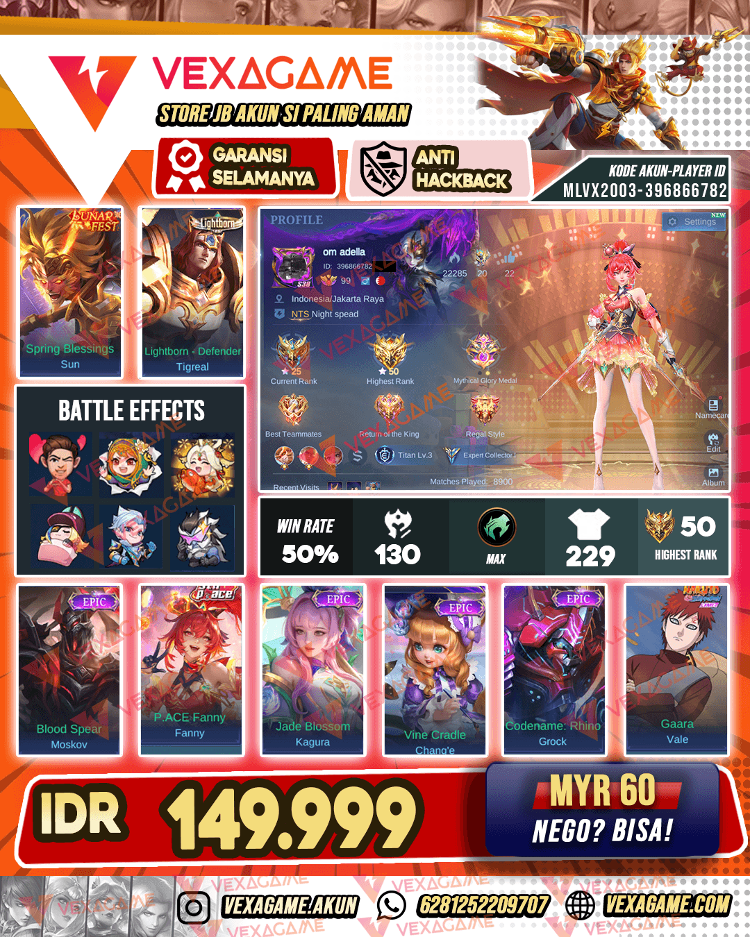 Fanny P Ace | Hero + Emblem MAX