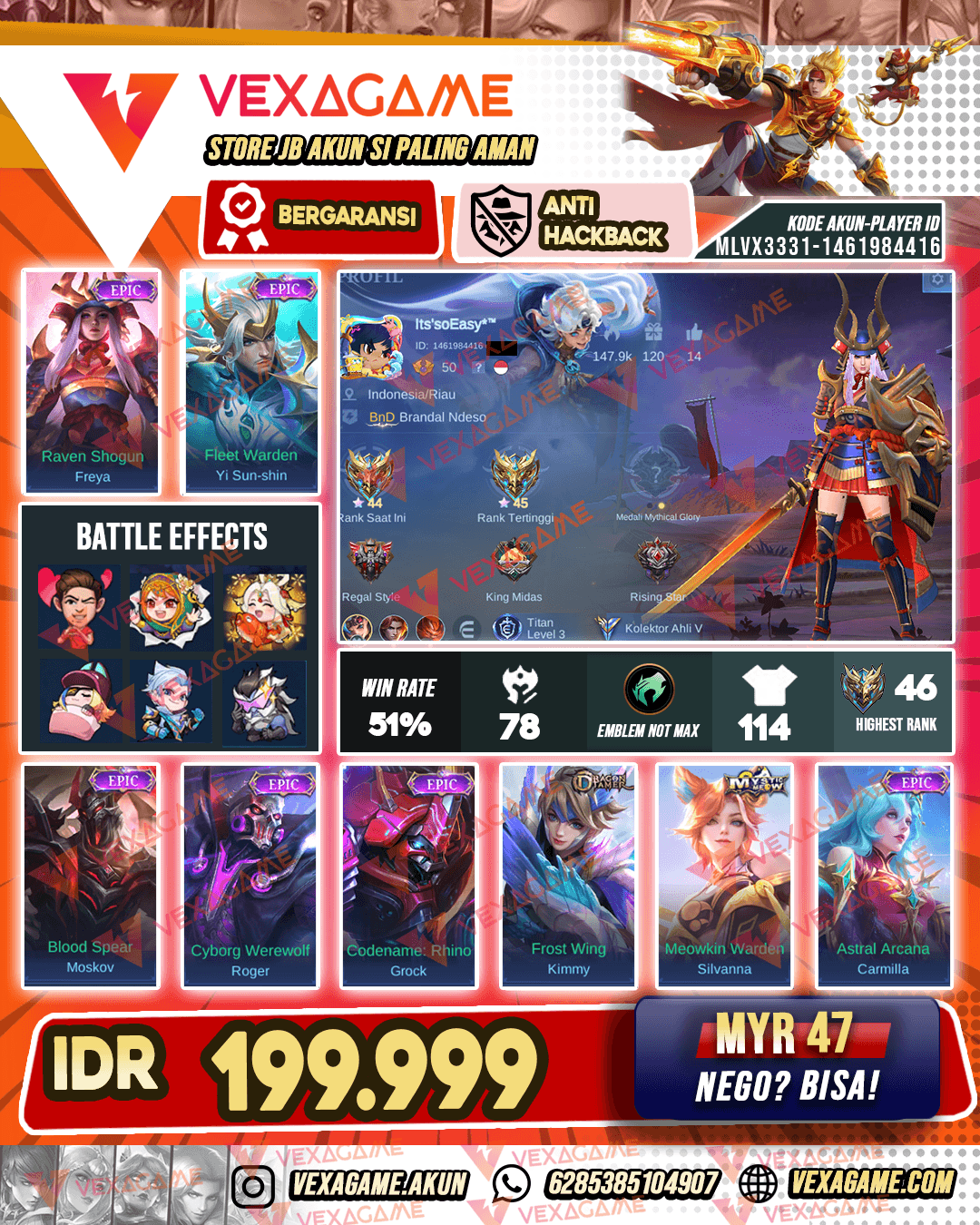 Freya Epic | Yss Epic