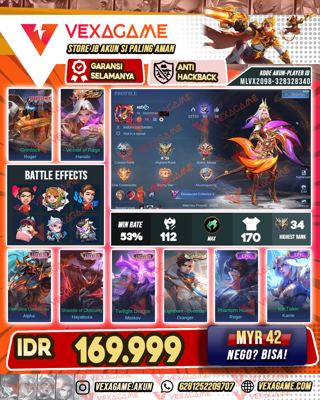 Hanabi Soul Vessel | Yin Starlight | Recall tas - Tas
