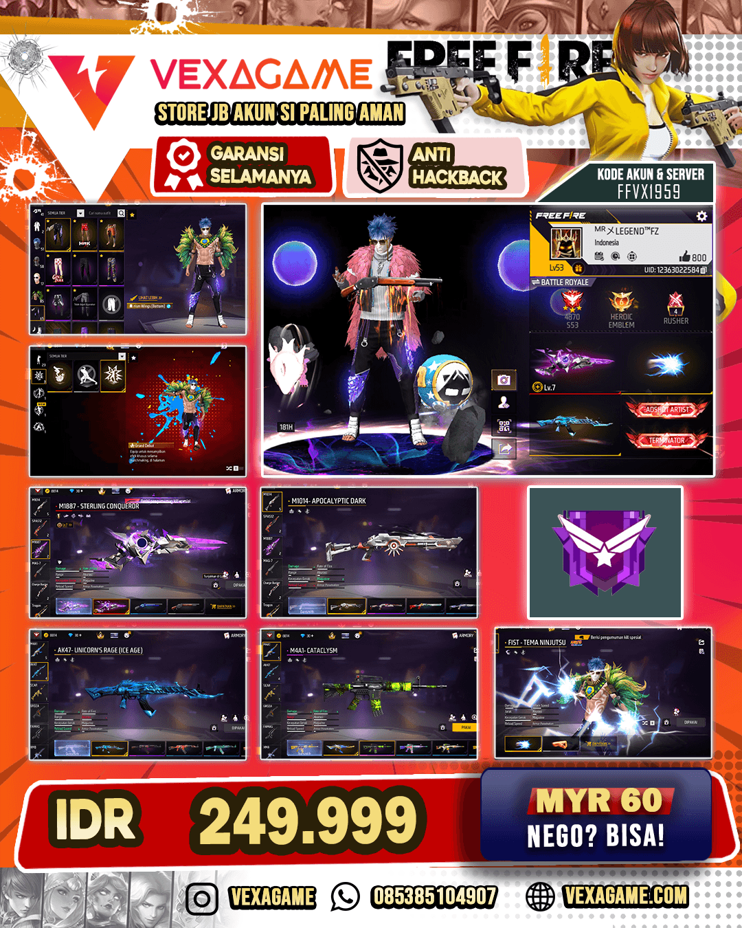 EVO SG MAX | Clubber On | Animasi Kedatangan On | Fist On