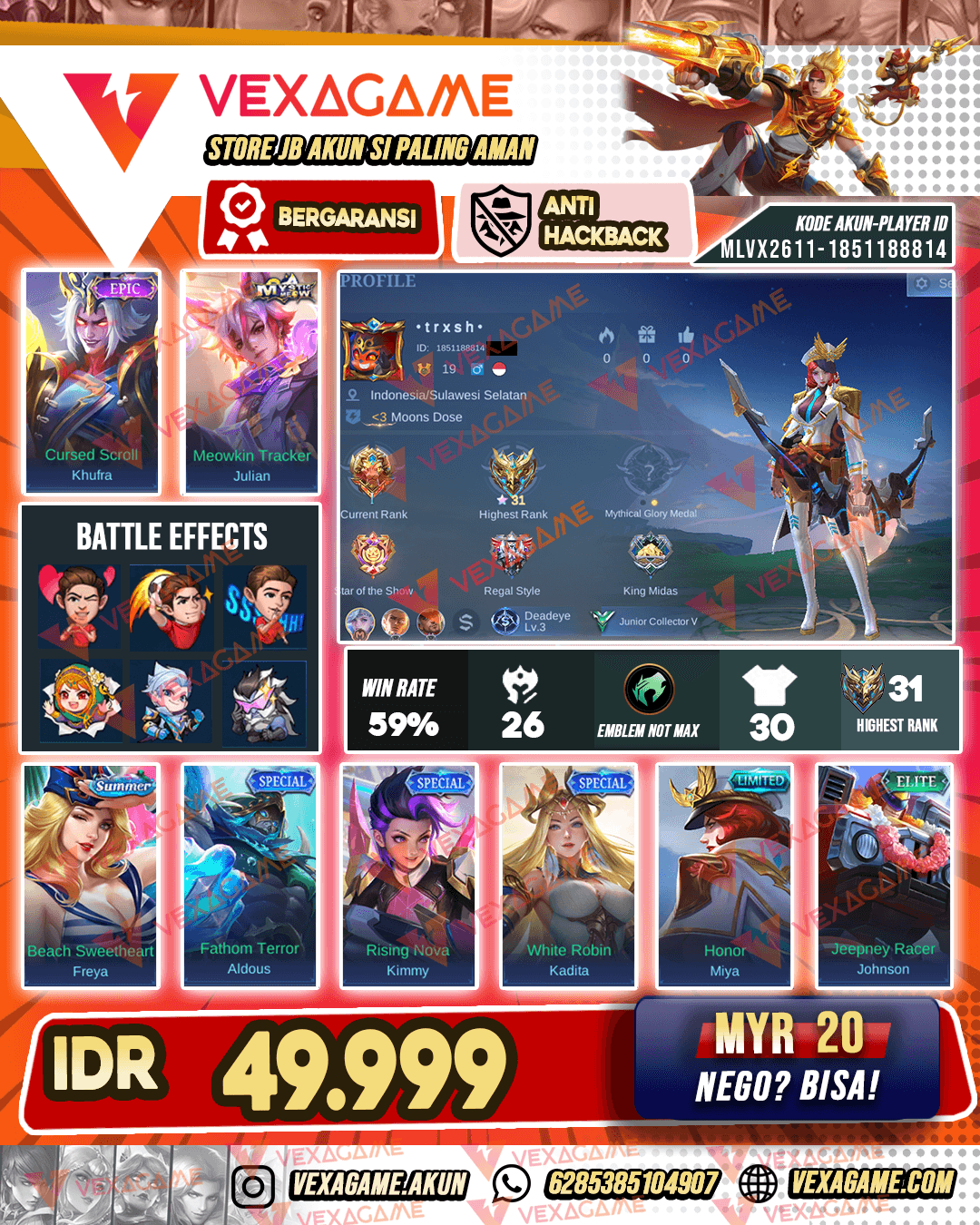 Akun Murah Meriah