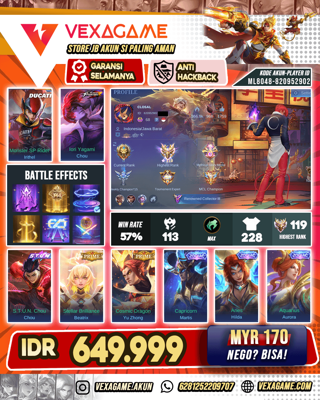 Chou KoF ft Irithel Ducati