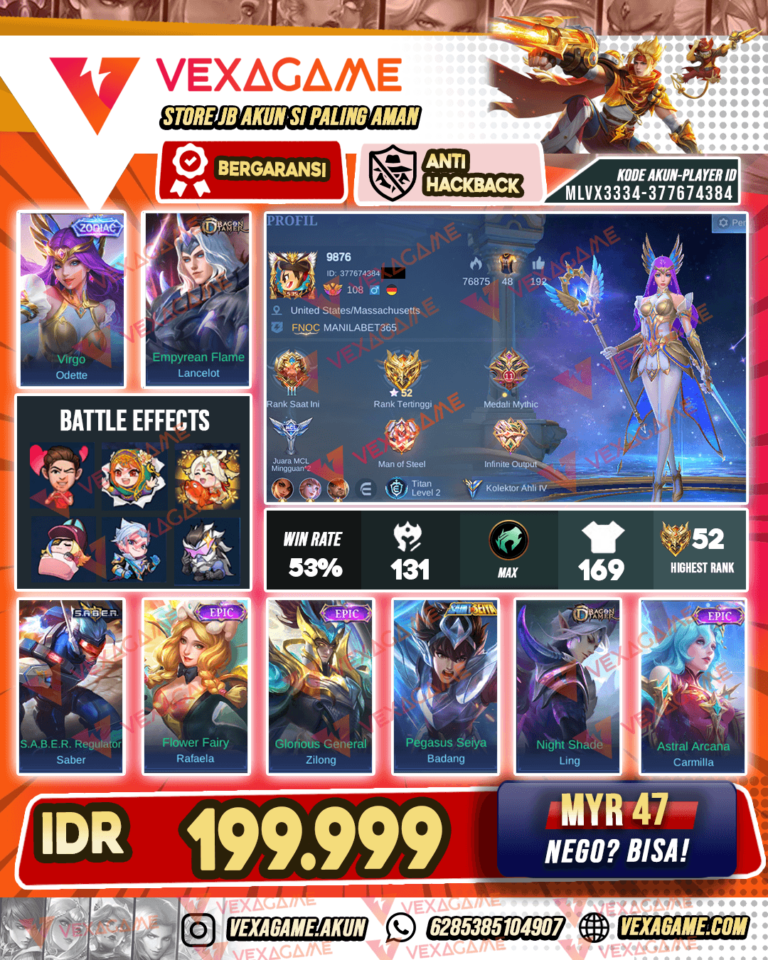 Oddete Zodiac | Lancelot Dragon Tamer