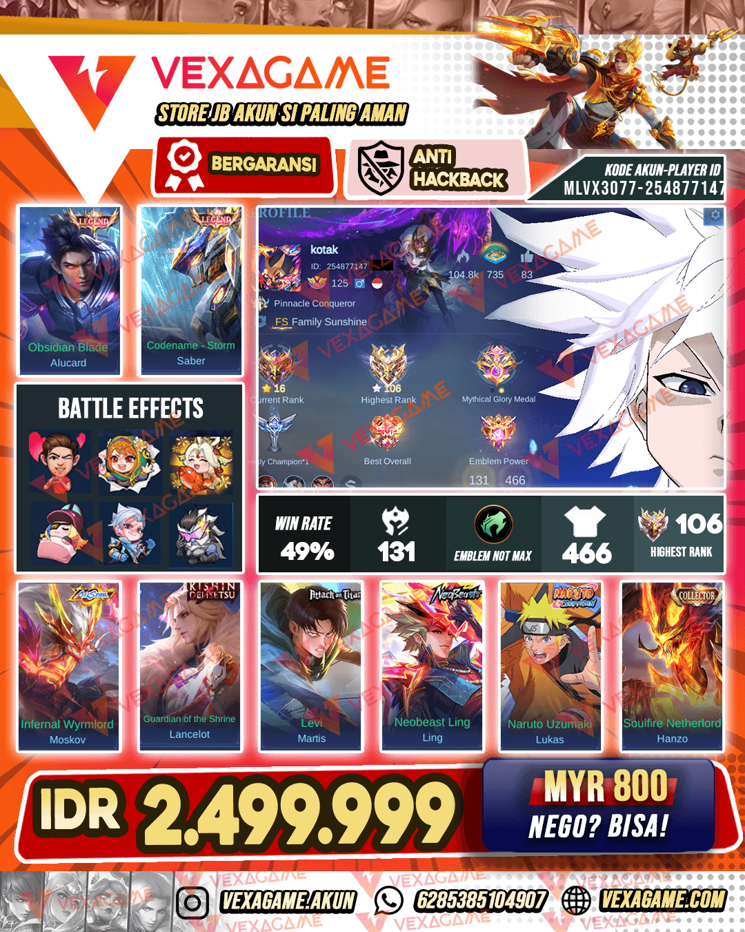 Kolektor Juragan Jungler Abis