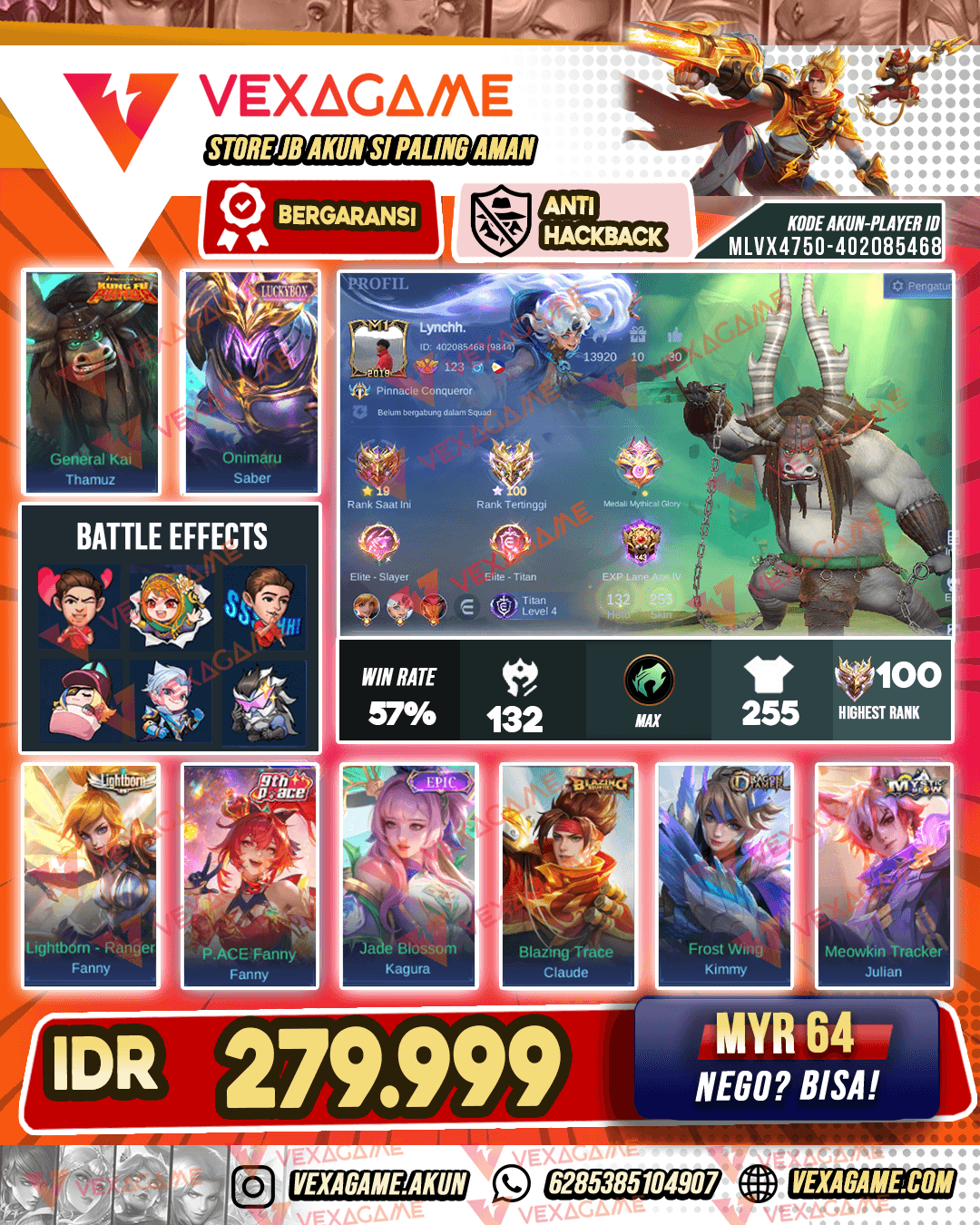 Thamuz Kungfu Panda | Saber LuckyBox