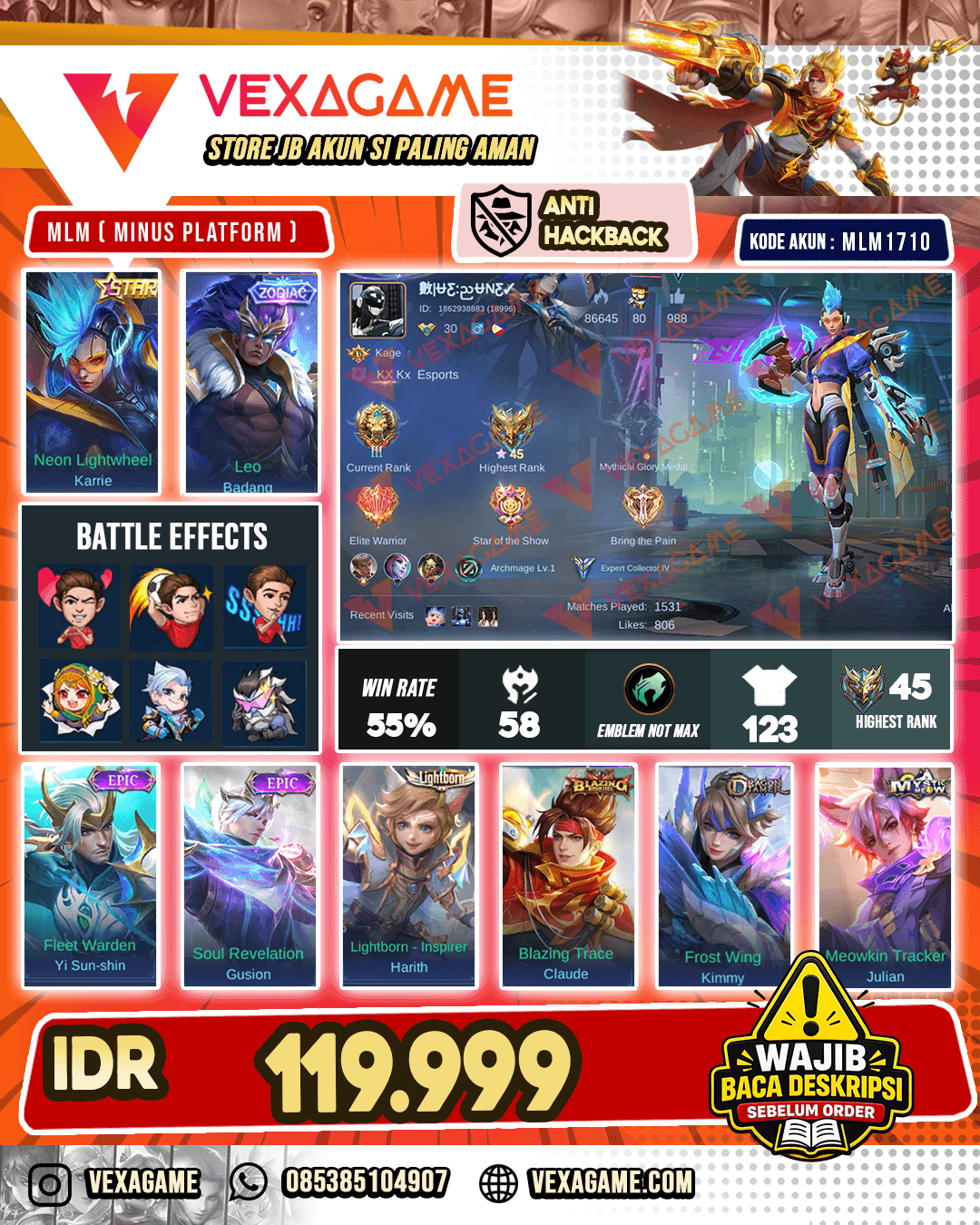 Karrie Annual Star | Badang Zodiac