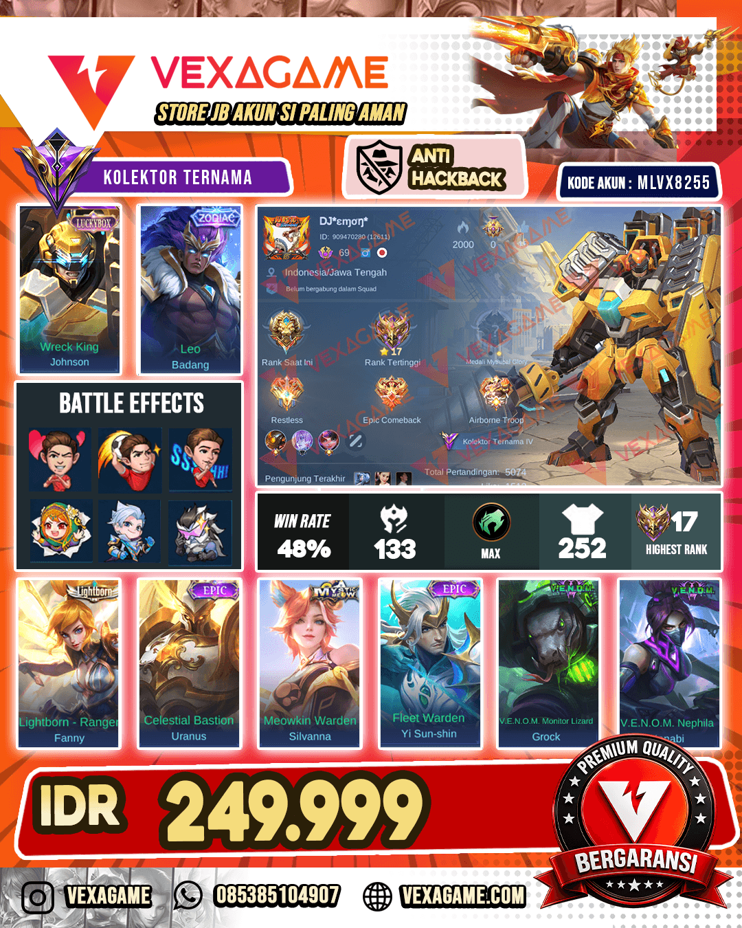 Jhonson Luckybox | Badang Zodiac