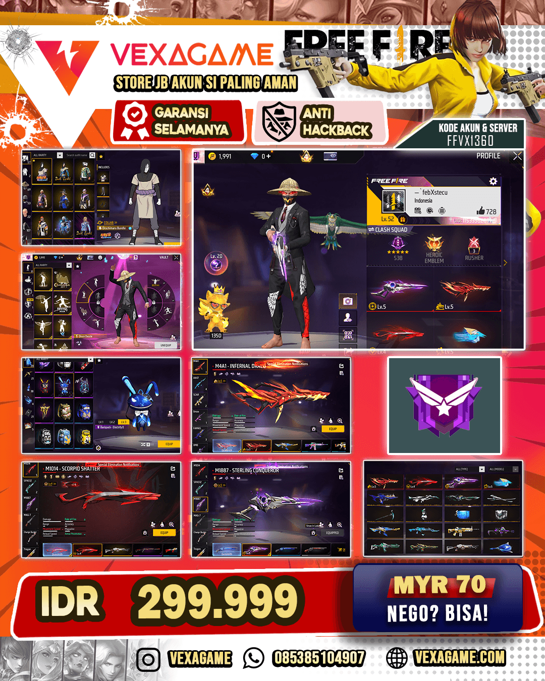 4 EVO (M4A1 LVL-5) - (M1014 LVL-4) - (M1887 LVL-5) - (FIST DRACHEN - MAX) | VAULT 100++
