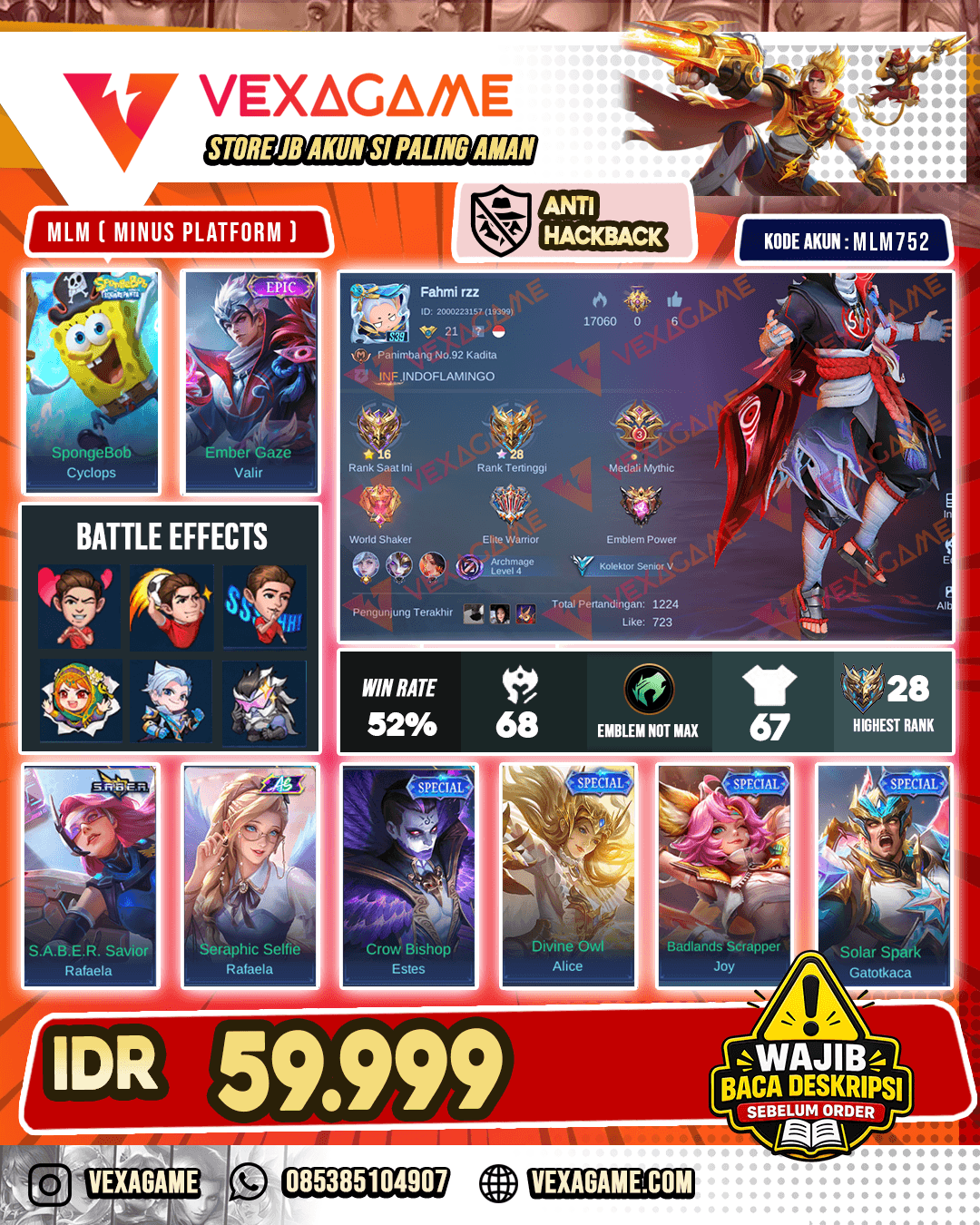 Akun Murah Harga Merakyat