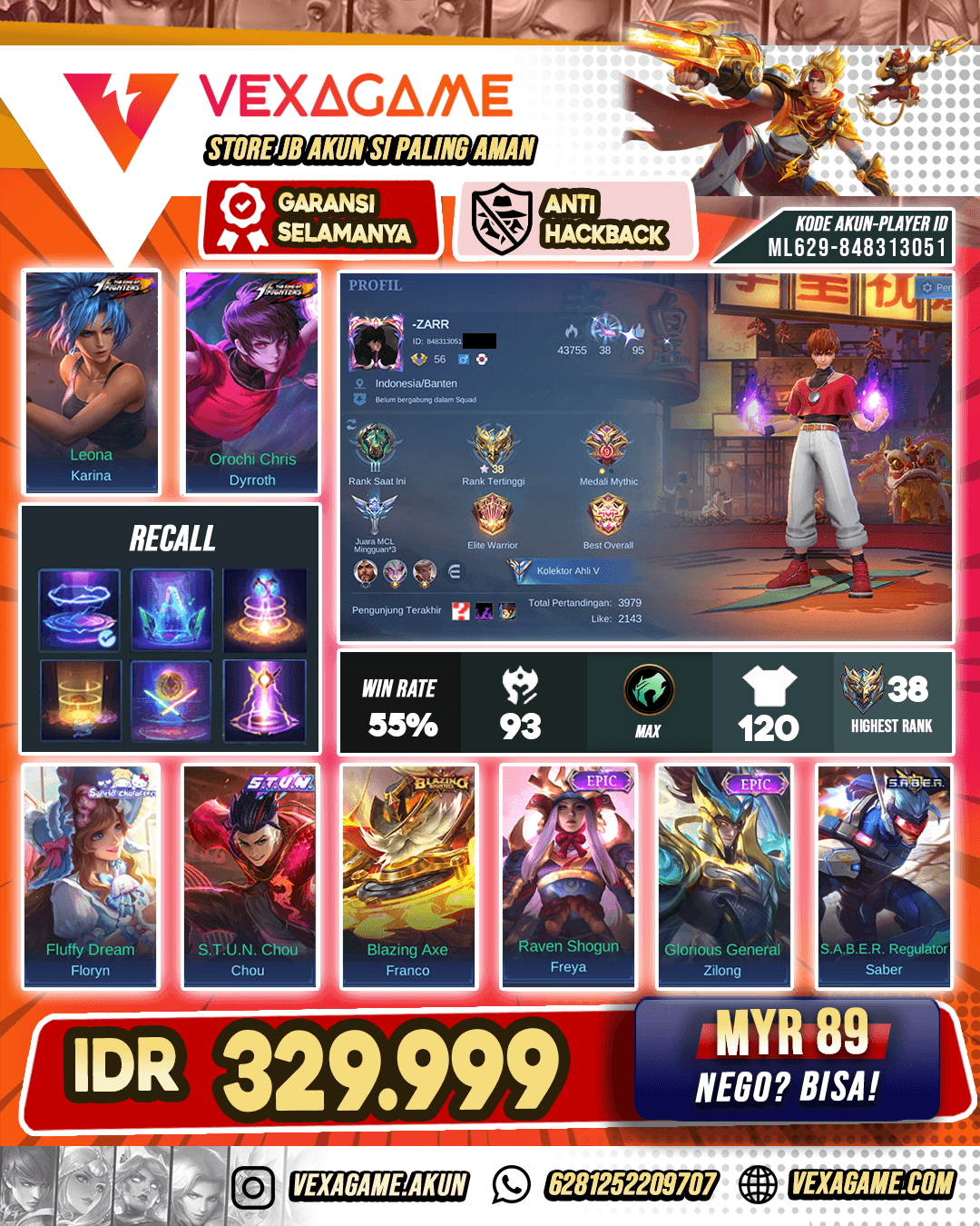 Dyroth KoF & Recall Tas Tas Murah