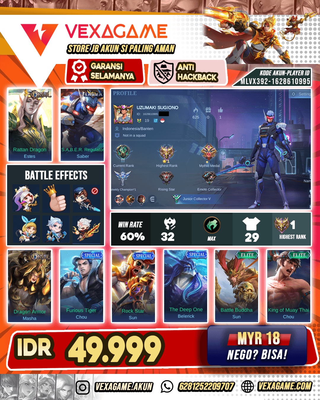 Akun Murah Banget
