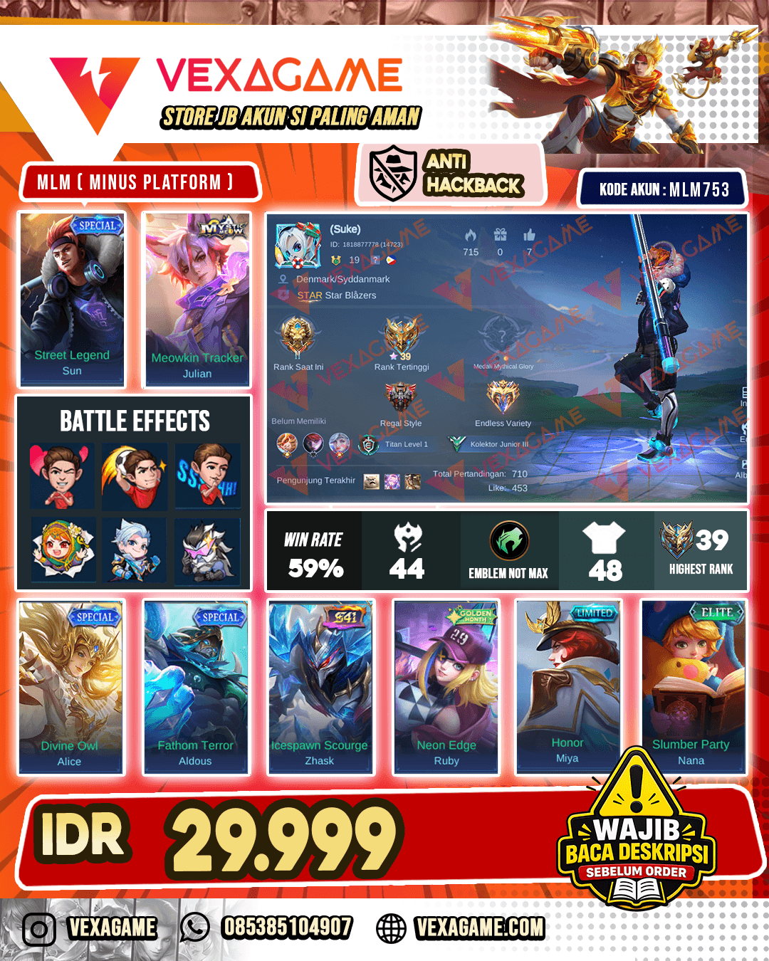 Akun Murah Harga Merakyat