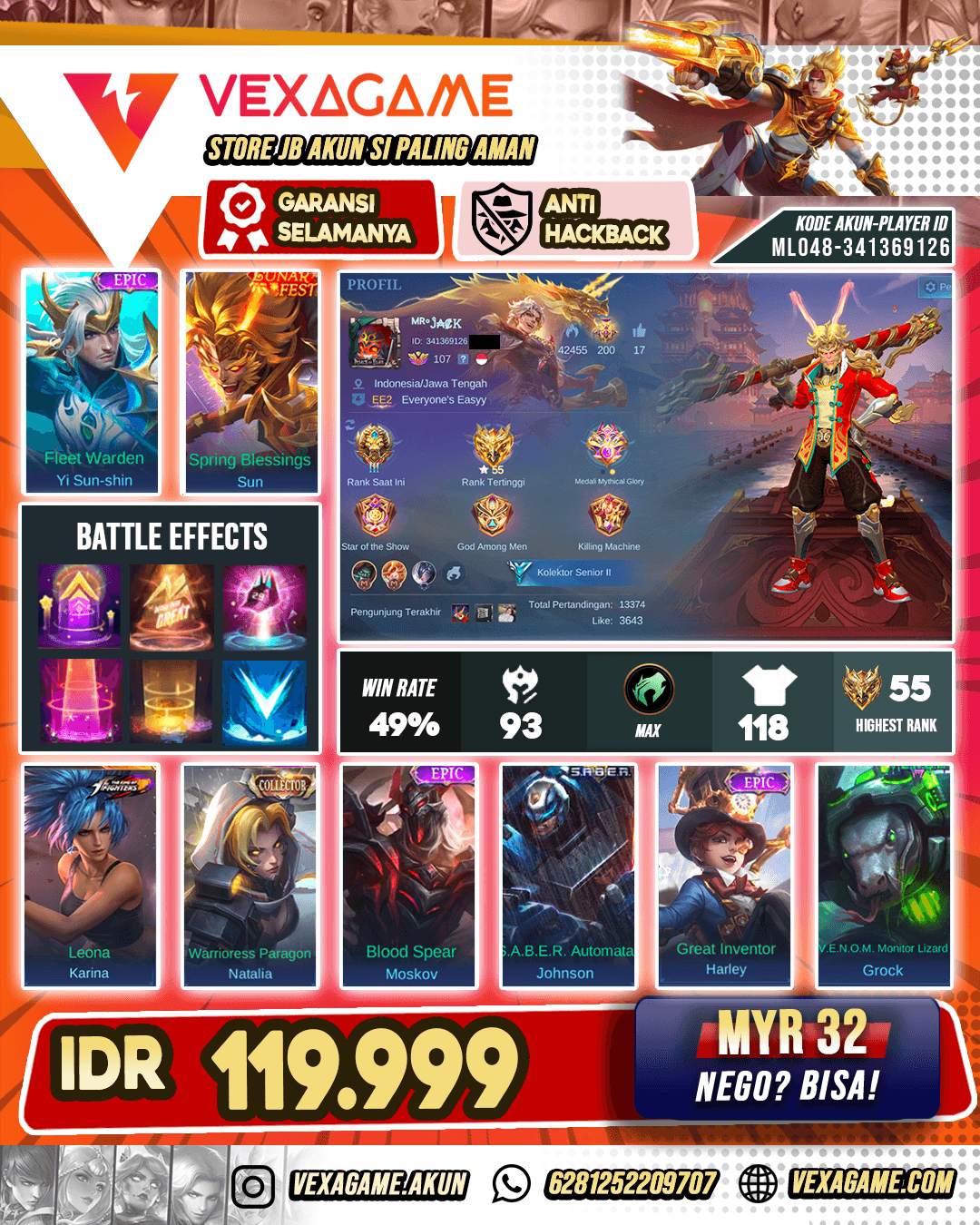 Sun Lunar Fest Murah