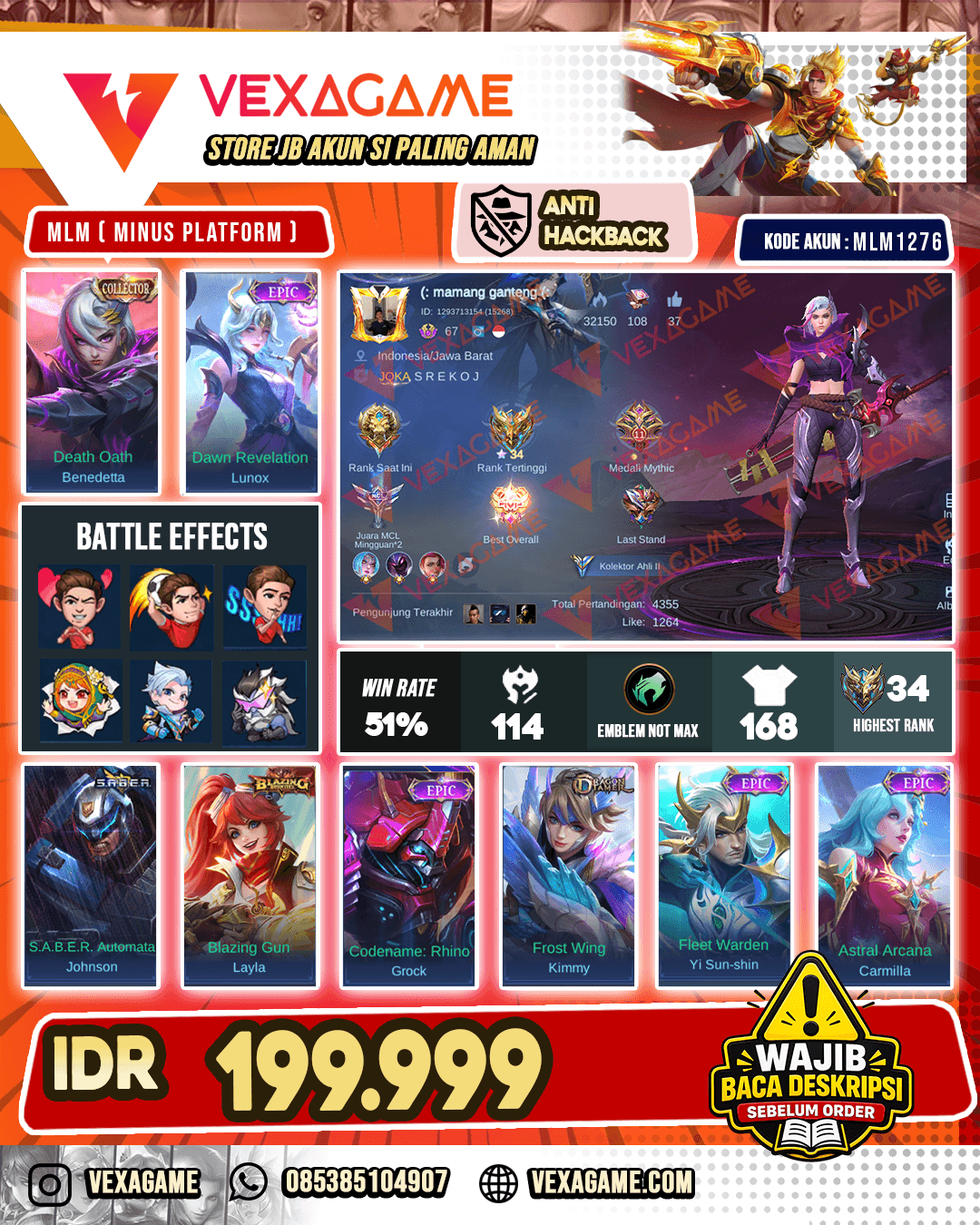 Benedetta Collector | Lunox Epic