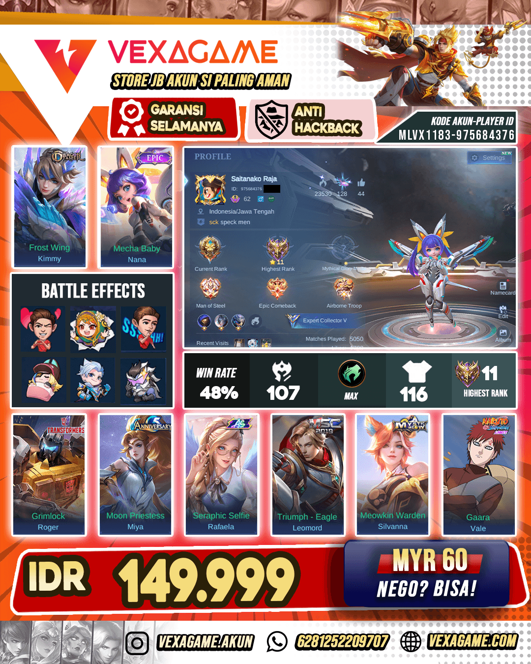 Akun Murah Emblem MAX