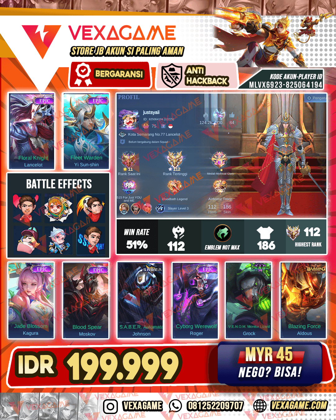 Lancelot Epic | Yss Epic | Ex Immortal