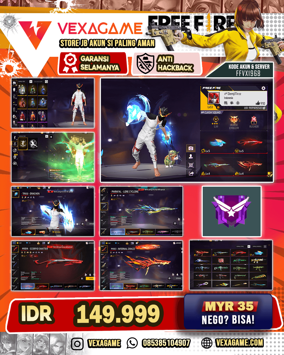 4 EVO 1 MAX FIST | Sg Mamba | Animasi Kedatangan On | Vault OTW 100