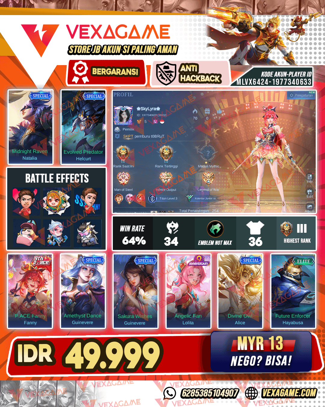 Fanny P.ACE murah