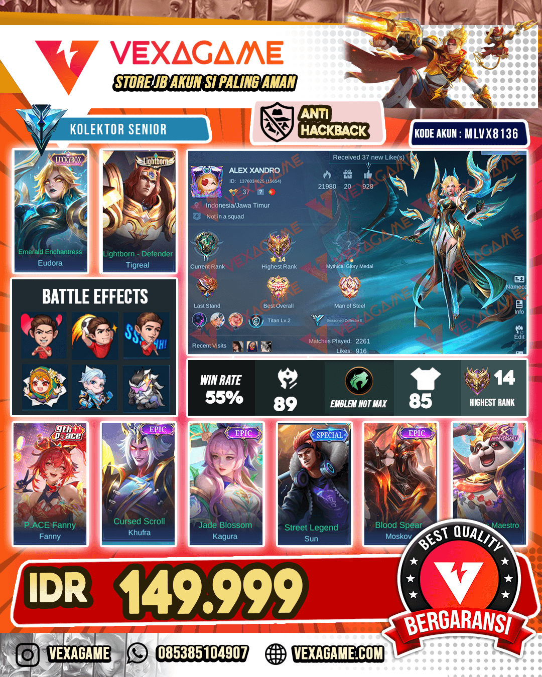 Eudora Luckybox | Tigreal Lightborn