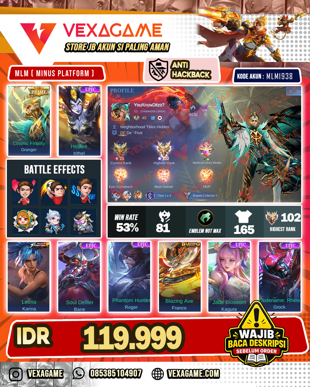 Granger PRIME X Irithel Epic | Ex Immortal