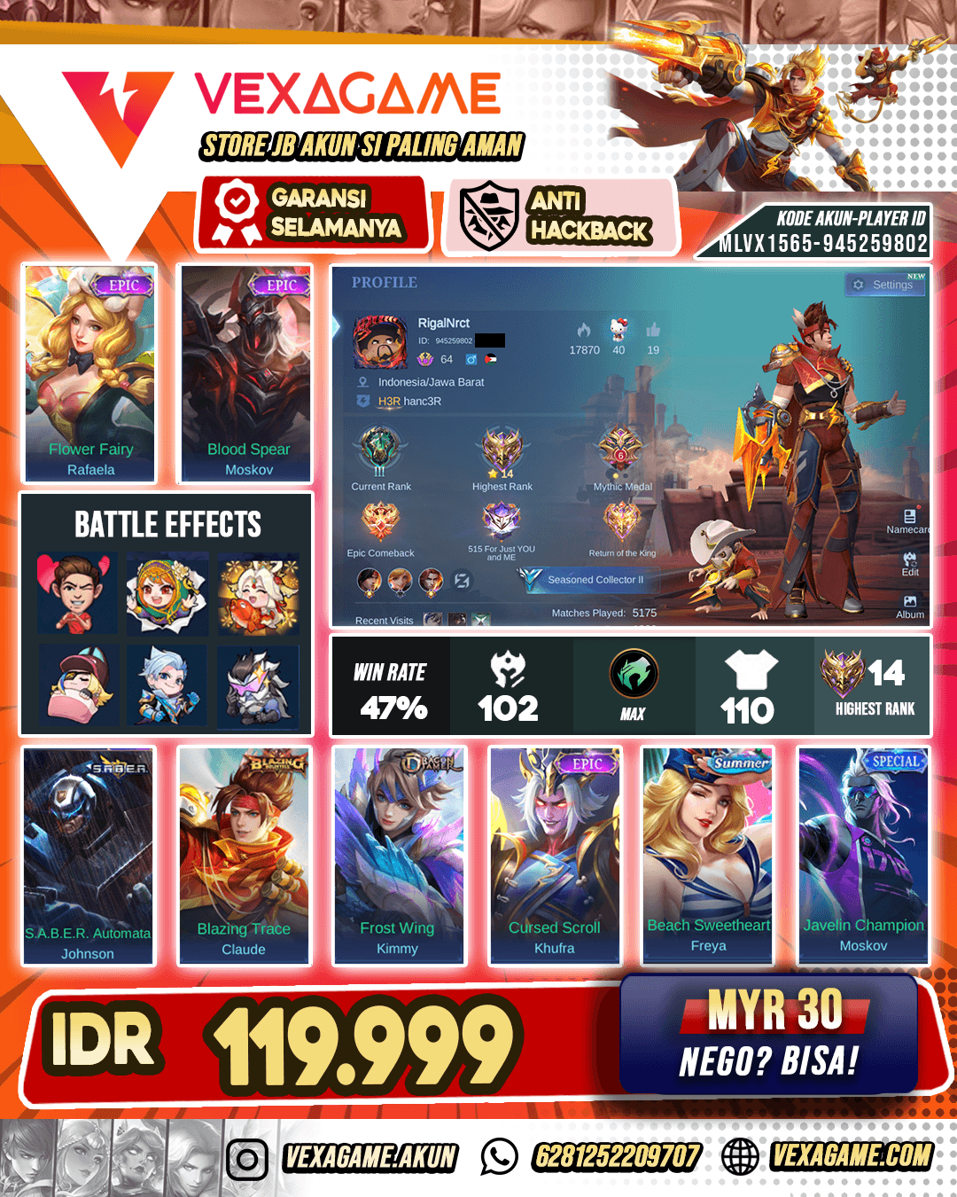 Akun Murah Emblem MAX