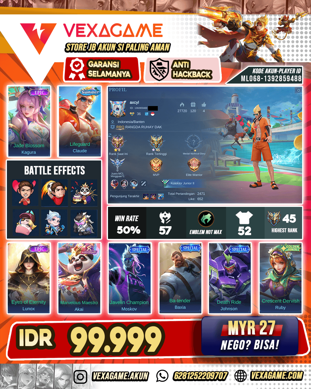 Akun Murah Banget