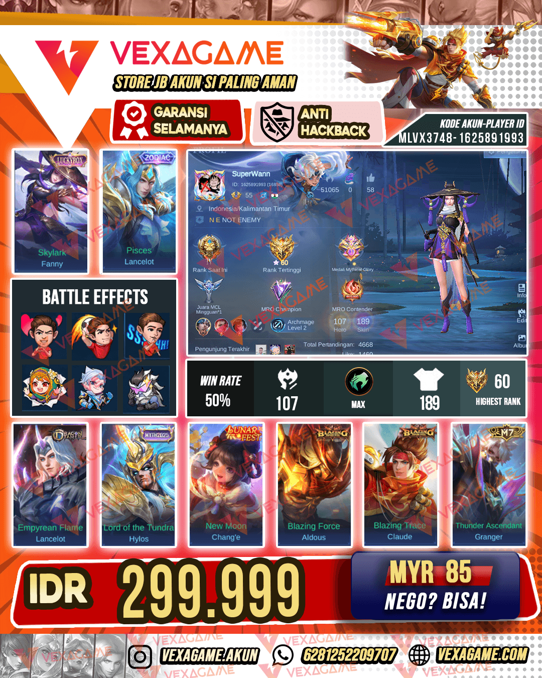 Fanny Luckybox | Lancelot Zodiac